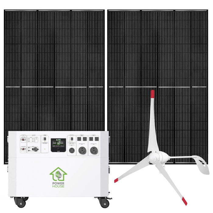 Nature's Generator Powerhouse 7200W Gold WE System Solar/Wind Kit