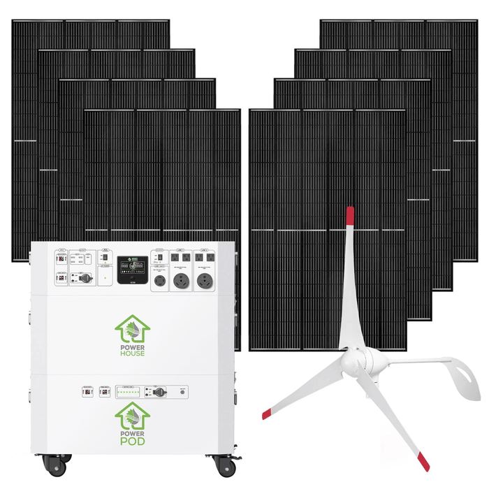 Nature's Generator Powerhouse 7200W Platinum Plus WE System Solar/Wind Kit