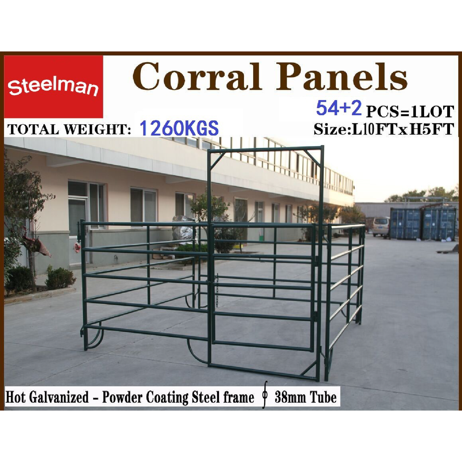 Chery Industrial Corral Panel for Livestock — OffGrid Lux