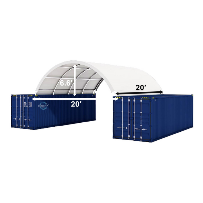 Chery Industrial C20 Series Container Shelter 20’ x 20’ Single Truss Canopy Shelter