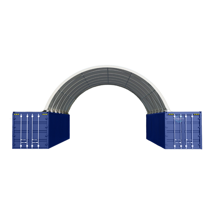 40'x40'x13' Shipping Container Canopy Shelter