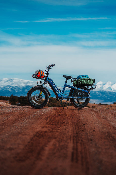 Cyrusher Glider Cargo E-Bike with 750W Hub Motor, 52V Battery & Hydraulic Brakes