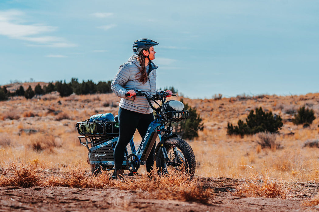 Cyrusher Glider Cargo E-Bike with 750W Hub Motor, 52V Battery & Hydraulic Brakes