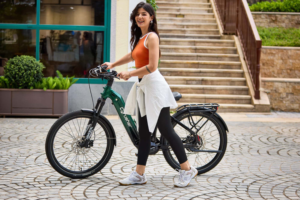 Cyrusher Path Step-Through City E-Bike | 750W Motor & 48V Battery