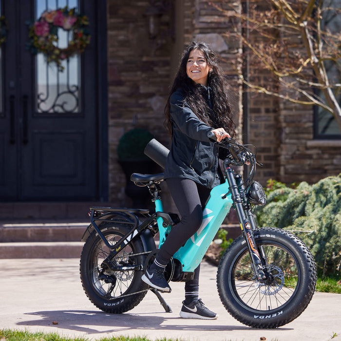 Cyrusher Quest Step-Through E-Bike | Mid-Drive Full Suspension