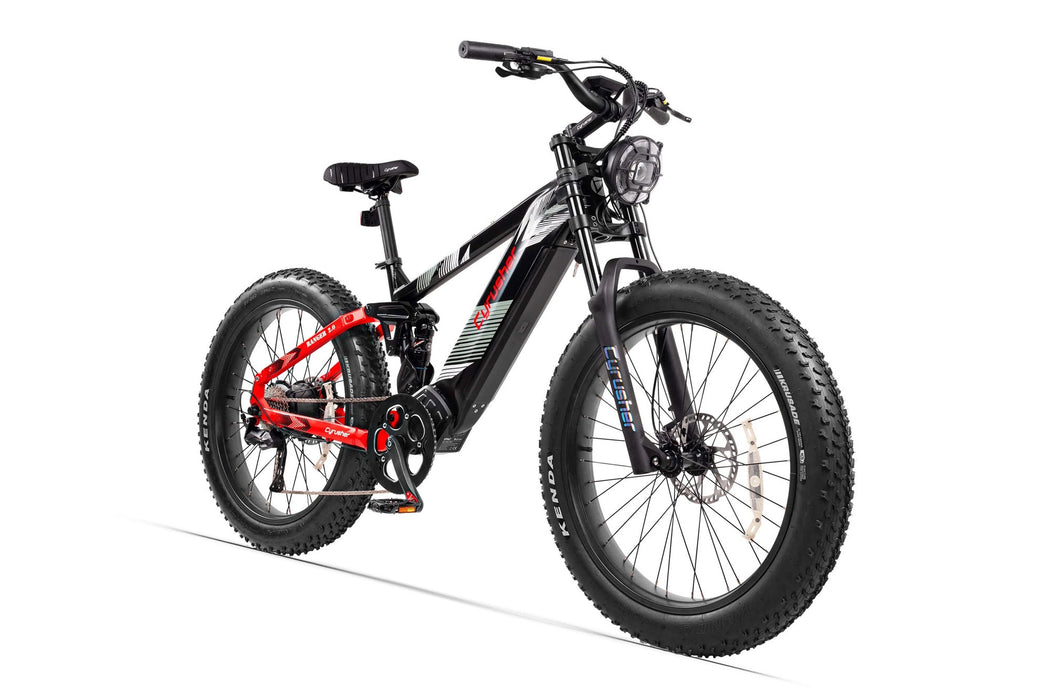 Cyrusher Ranger 2.0 Step-Over E-Bike | 750W Full Suspension