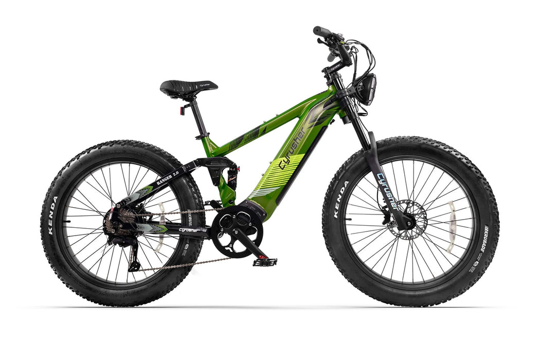 Cyrusher Ranger 2.0 Step-Over E-Bike | 750W Full Suspension