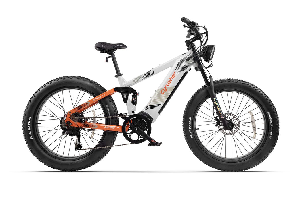 Cyrusher Ranger 2.0 Step-Over E-Bike | 750W Full Suspension