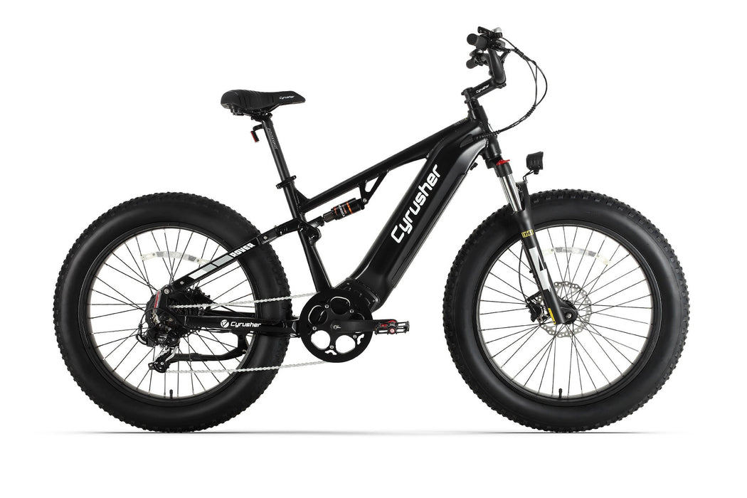 Cyrusher Rover Step-Over E-Bike | 750W Full Suspension