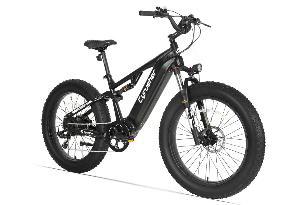 Cyrusher Rover Step-Over E-Bike | 750W Full Suspension