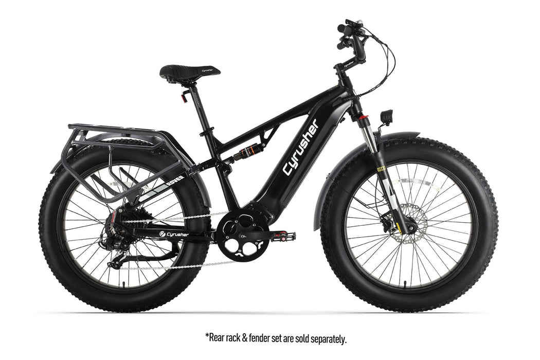 Cyrusher Rover Step-Over E-Bike | 750W Full Suspension