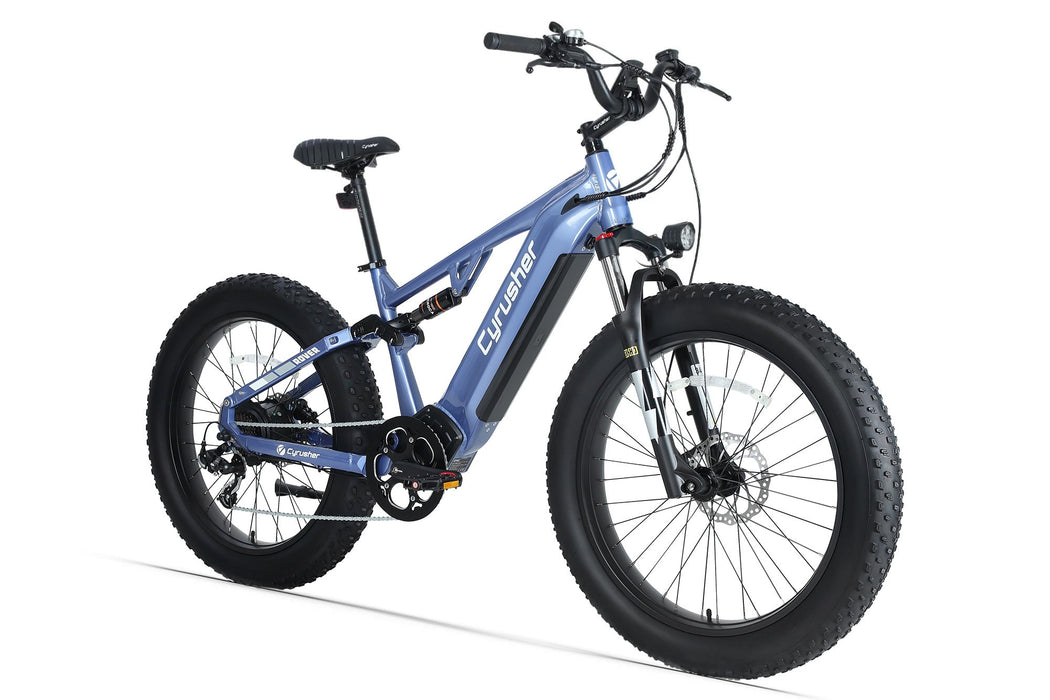 Cyrusher Rover Step-Over E-Bike | 750W Full Suspension