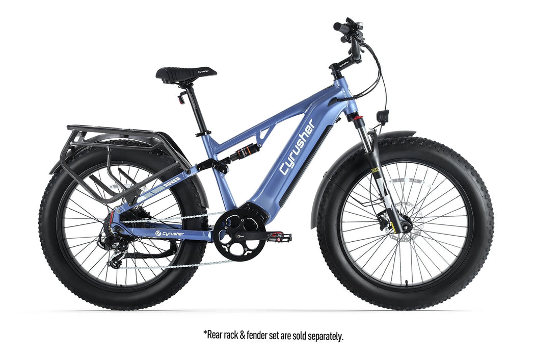 Cyrusher Rover Step-Over E-Bike | 750W Full Suspension