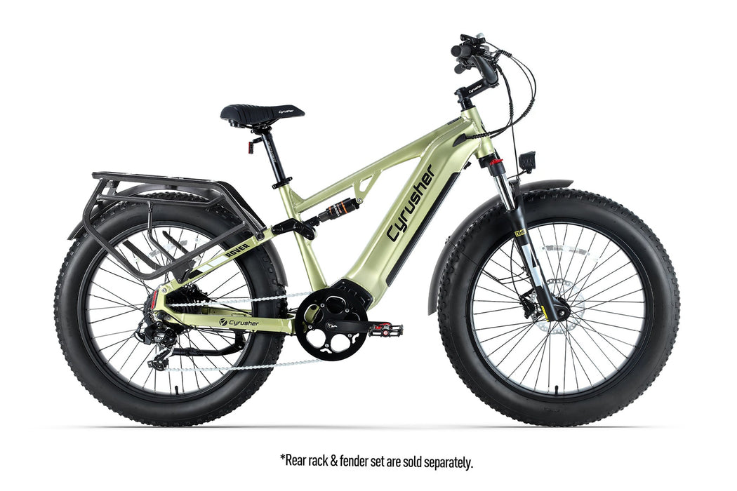 Cyrusher Rover Step-Over E-Bike | 750W Full Suspension