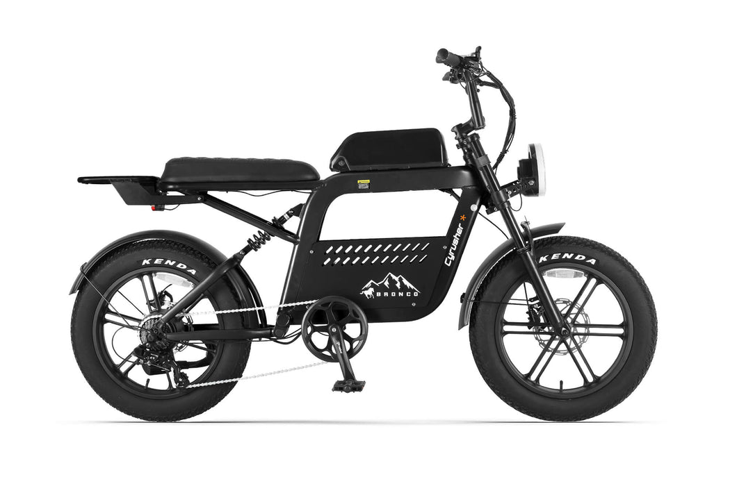 Cyrusher Bronco Moped-Style Electric Bike | 750W Motor & 48V Battery