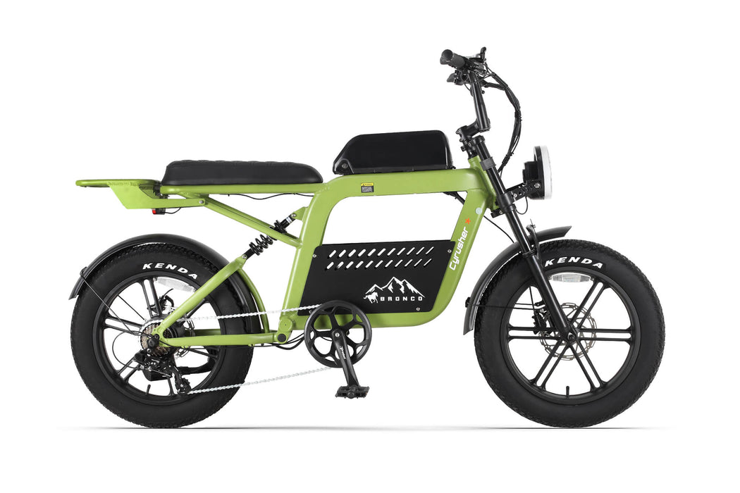 Cyrusher Bronco Moped-Style Electric Bike | 750W Motor & 48V Battery