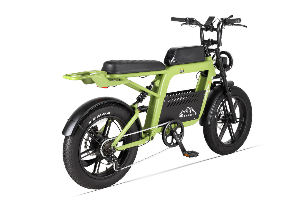 Cyrusher Bronco Moped-Style Electric Bike | 750W Motor & 48V Battery