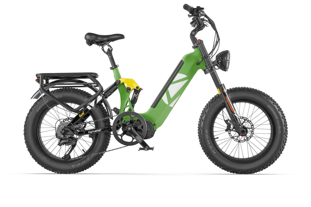 Cyrusher Quest Step-Through E-Bike | Mid-Drive Full Suspension