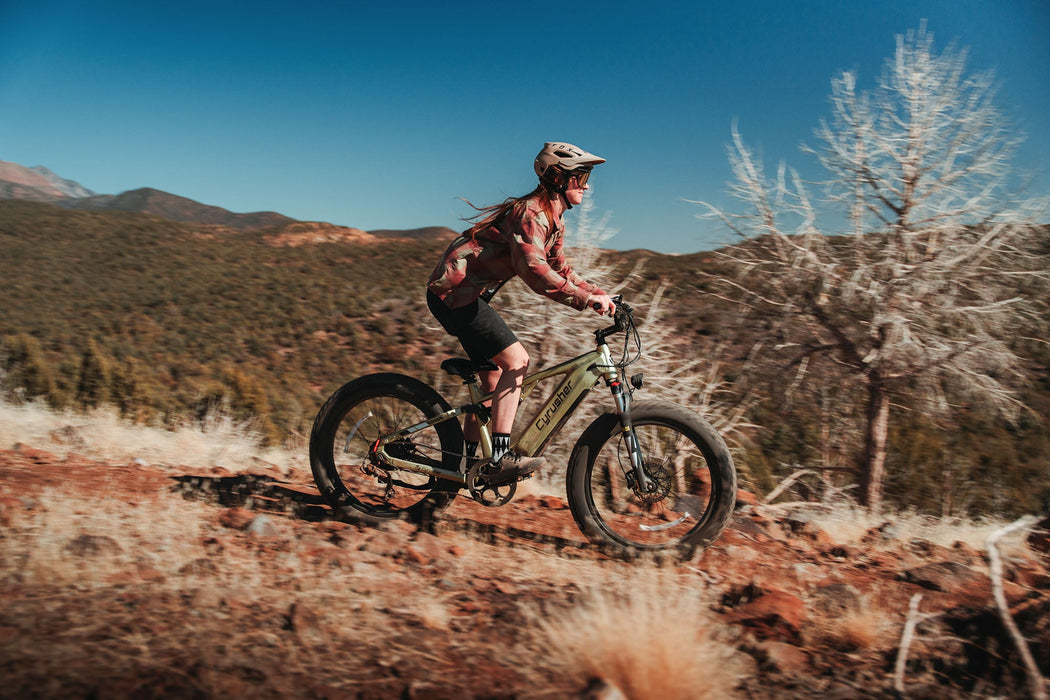 Cyrusher Rover Step-Over E-Bike | 750W Full Suspension