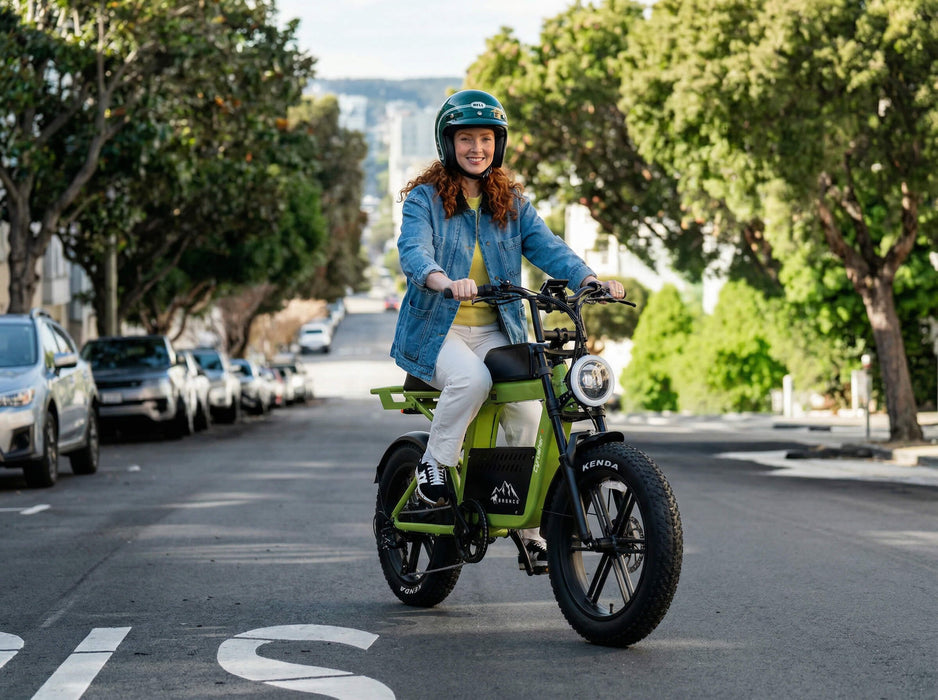Cyrusher Bronco Moped-Style Electric Bike | 750W Motor & 48V Battery