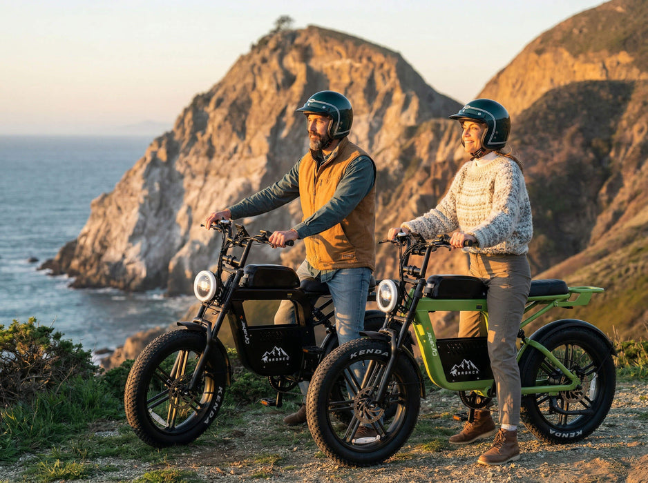 Cyrusher Bronco Moped-Style Electric Bike | 750W Motor & 48V Battery