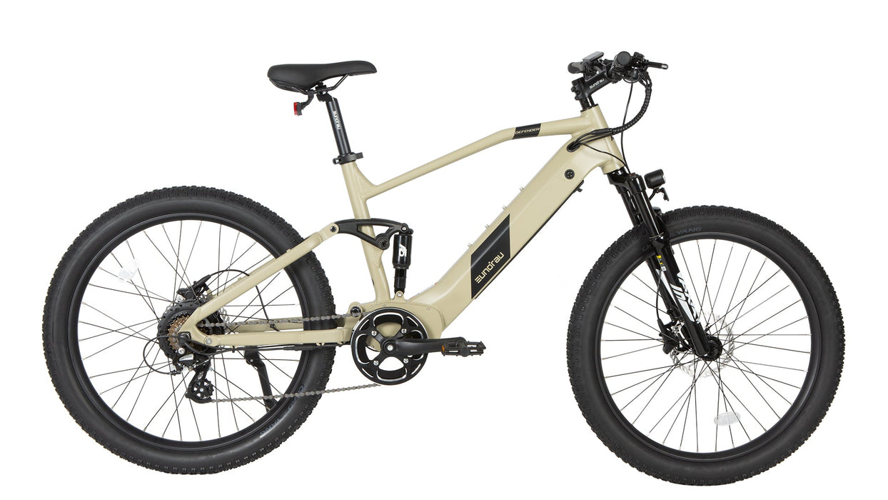 Eunorau Defender Electric Mountain Bike 500W 48V 15Ah Dual Suspension