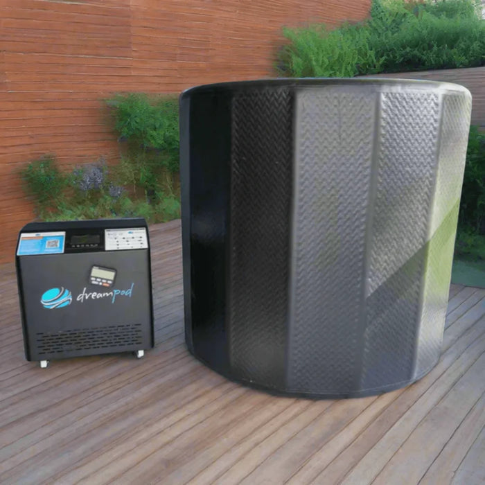 Dreampod Cold Plunge Barrel FLEX with Chiller – Compact Ice Bath