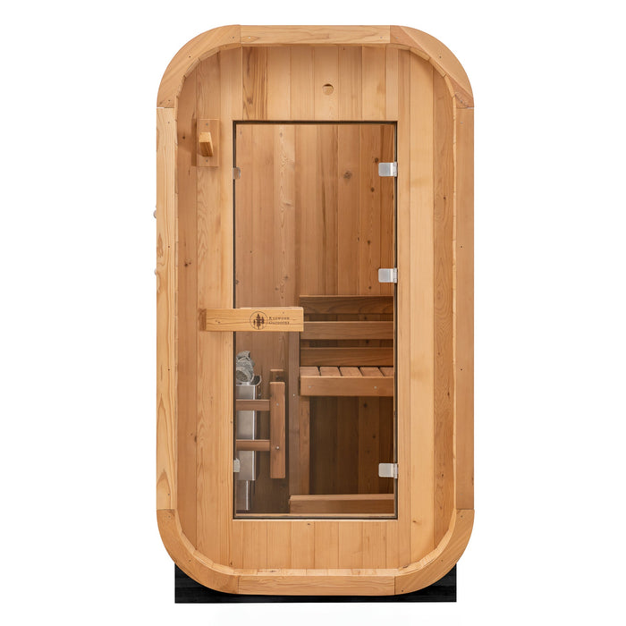 Redwood Outdoors Solo Sauna x Alaskan All-In-One Cold Plunge