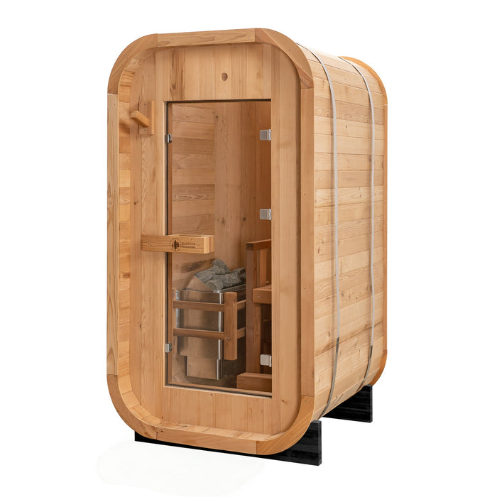 Redwood Outdoors Solo Sauna x Alaskan All-In-One Cold Plunge