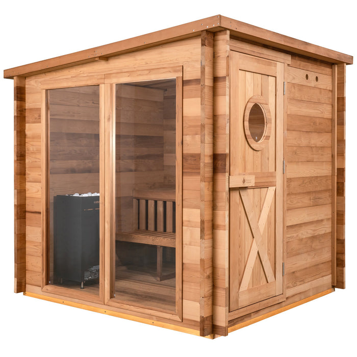 Redwood Outdoors Garden Outdoor Sauna - 8 Person