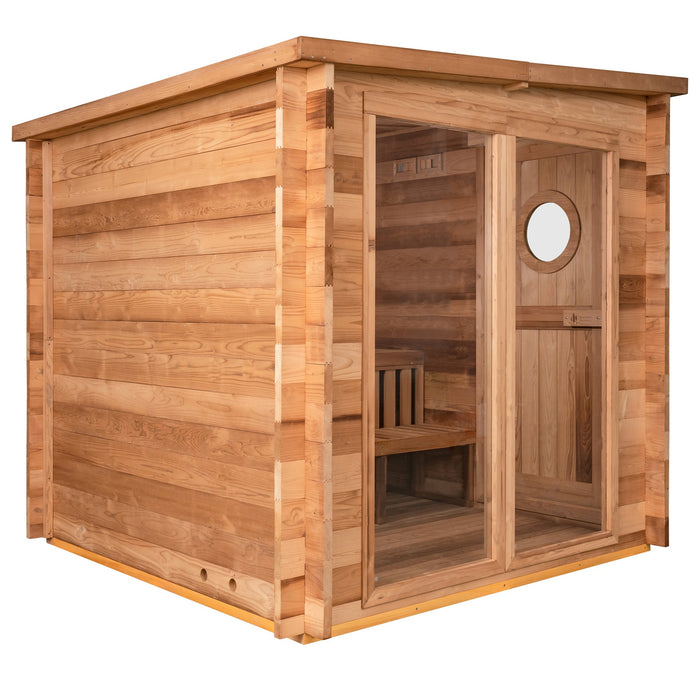 Redwood Outdoors Garden Sauna x Alaskan All-In-One Cold Plunge