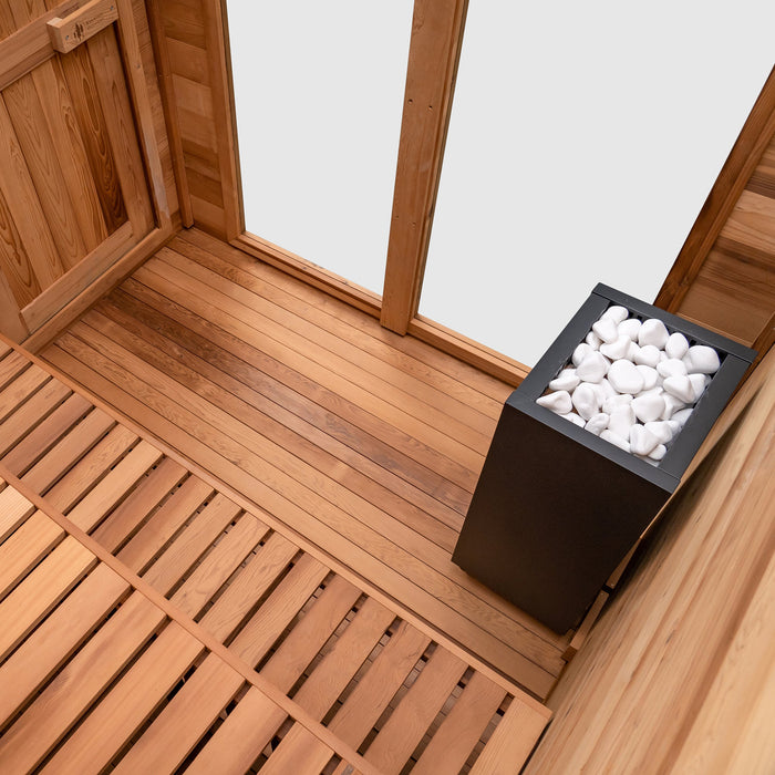 Redwood Outdoors Garden Sauna x Alaskan All-In-One Cold Plunge