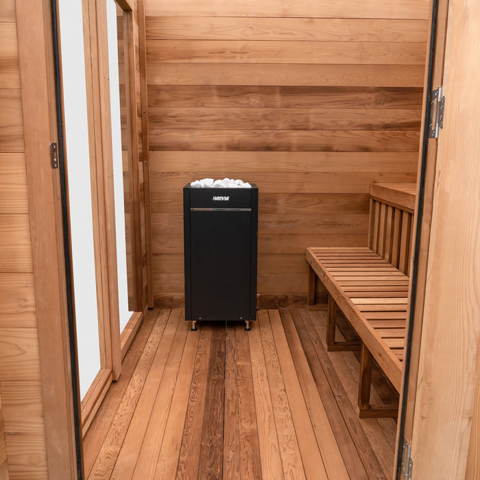 Redwood Outdoors Garden Sauna x Alaskan All-In-One Cold Plunge