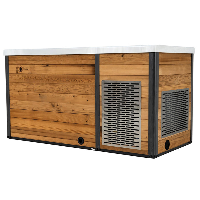 Redwood Outdoors Garden Sauna x Denali Cold Plunge