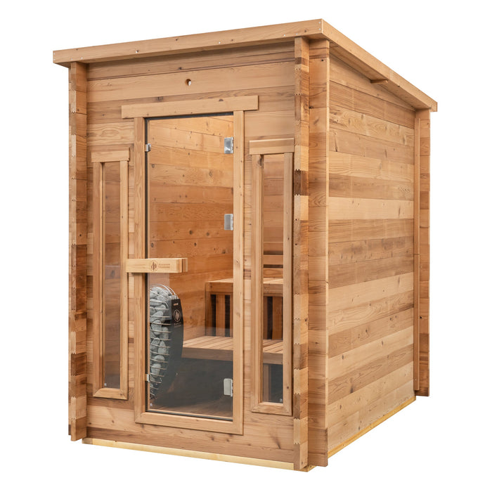 Redwood Outdoors Cabin Sauna x Denali Cold Plunge