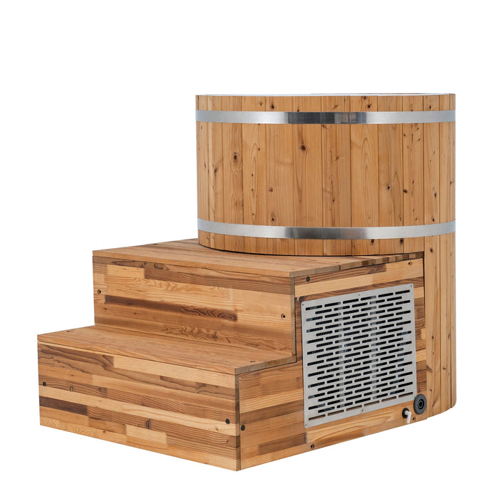 Redwood Outdoors Vista Sauna x Alaskan All-In-One Cold Plunge
