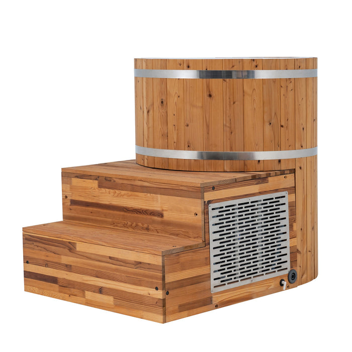 Redwood Outdoors Solo Sauna x Alaskan All-In-One Cold Plunge