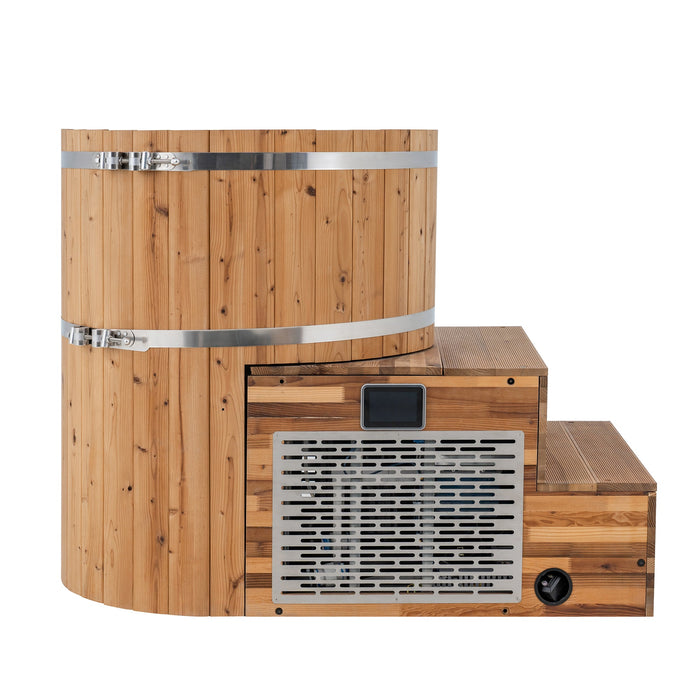 Redwood Outdoors Cabin Sauna x Alaskan All-In-One Cold Plunge