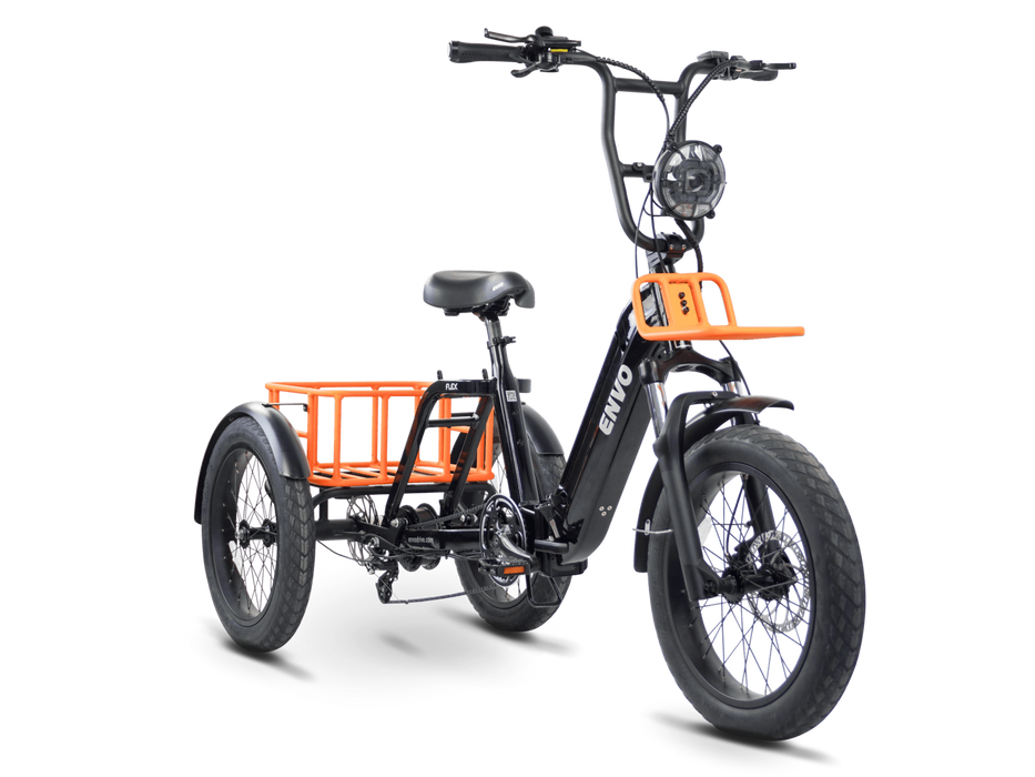 ENVO Flex Trike Fat Tire Electric Adult Trike Foldable Step-Through 500W