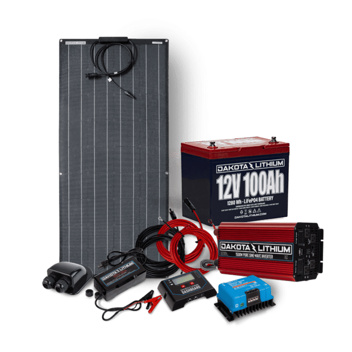 Dakota Lithium 12v 100Ah Off-Grid Solar Power System (Pre-Order: No ETA)