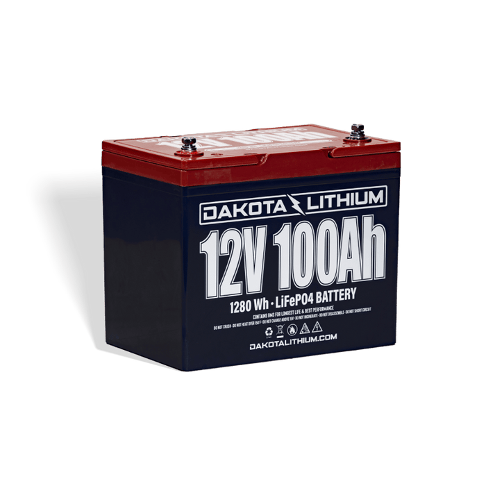 Dakota Lithium 12V 100Ah Deep Cycle Heated LiFePO4 Battery