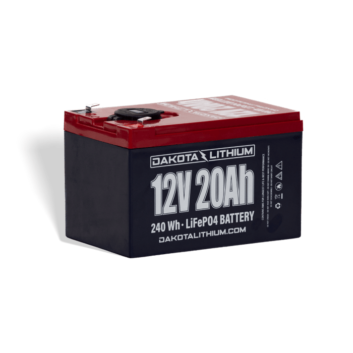 Dakota Lithium 12V 20Ah USB Deep Cycle LiFePO4 Battery