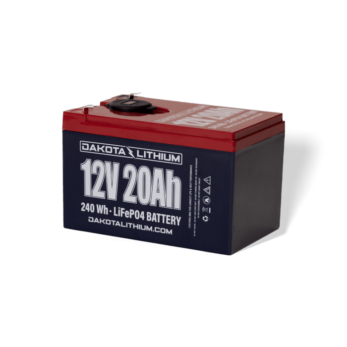 Dakota Lithium 12V 20Ah USB Deep Cycle LiFePO4 Battery