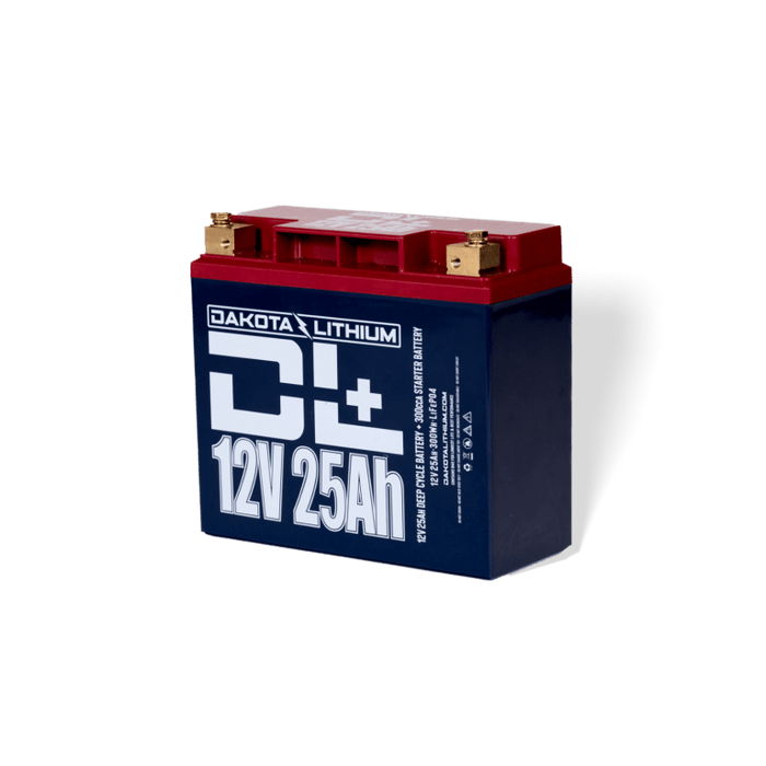 Dakota Lithium + 12V 25Ah Dual Purpose 300CCA LiFePO₄ Battery
