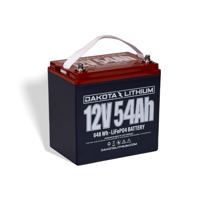 Dakota Lithium 12V 54Ah Deep Cycle LiFePO4 Electronics Battery