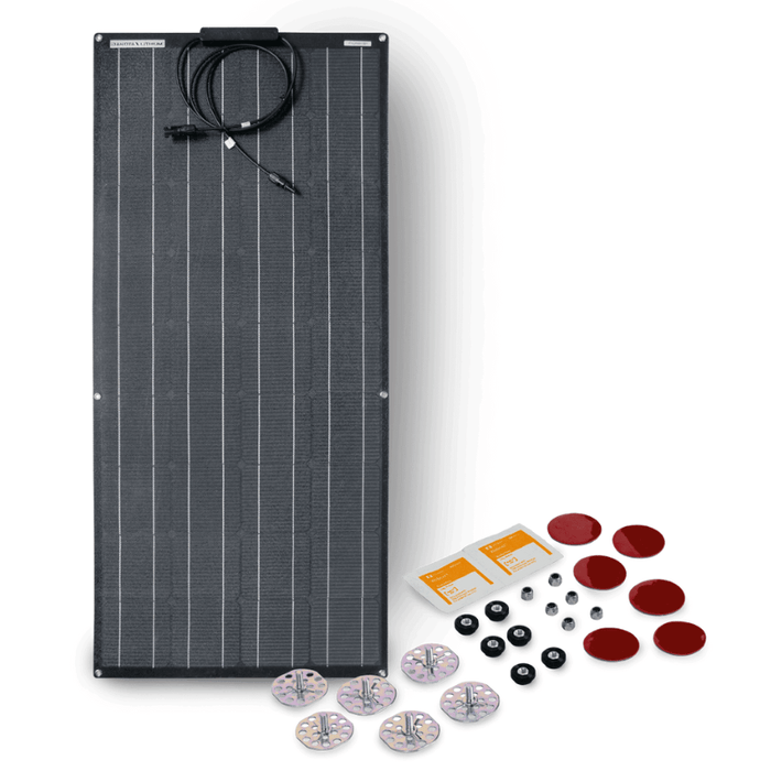 Dakota Lithium 100-Watt Flexible Marine Solar Panel Kit