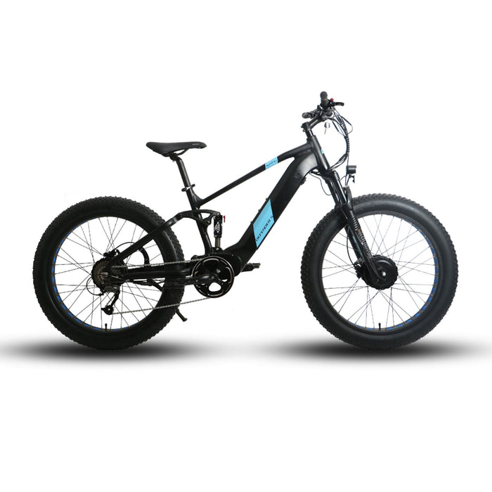 Eunorau Defender-S Electric Bike, Dual 750W, Full Suspension,