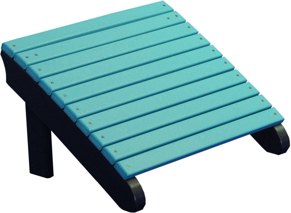 LuxCraft Recycled Plastic Deluxe Adirondack Footrest