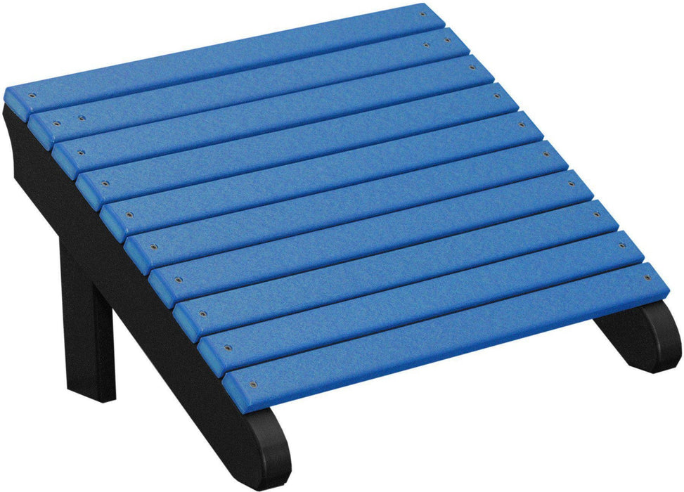 LuxCraft Recycled Plastic Deluxe Adirondack Footrest