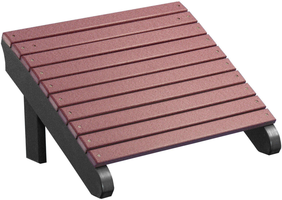 LuxCraft Recycled Plastic Deluxe Adirondack Footrest